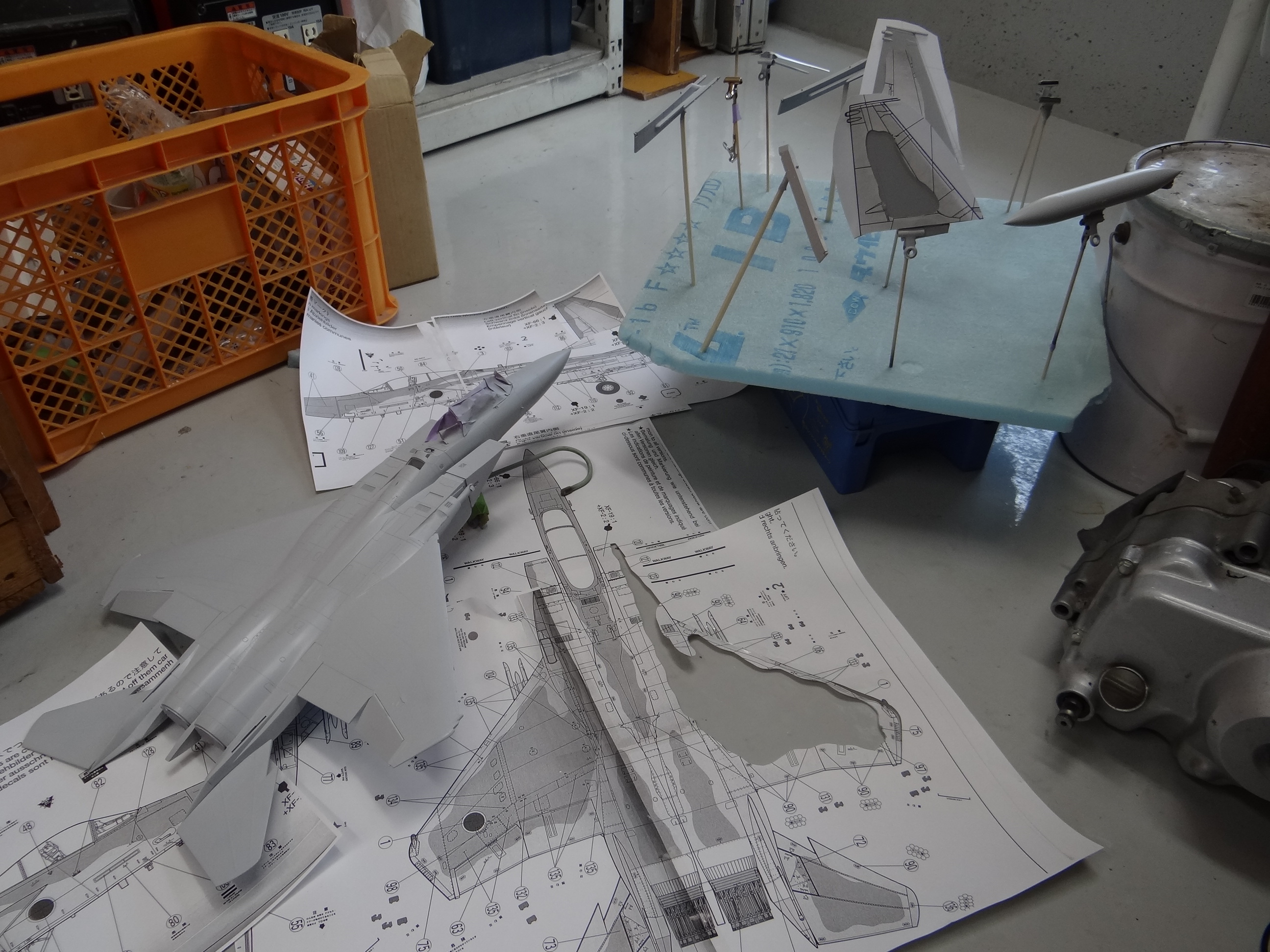 今朝もプラモ。