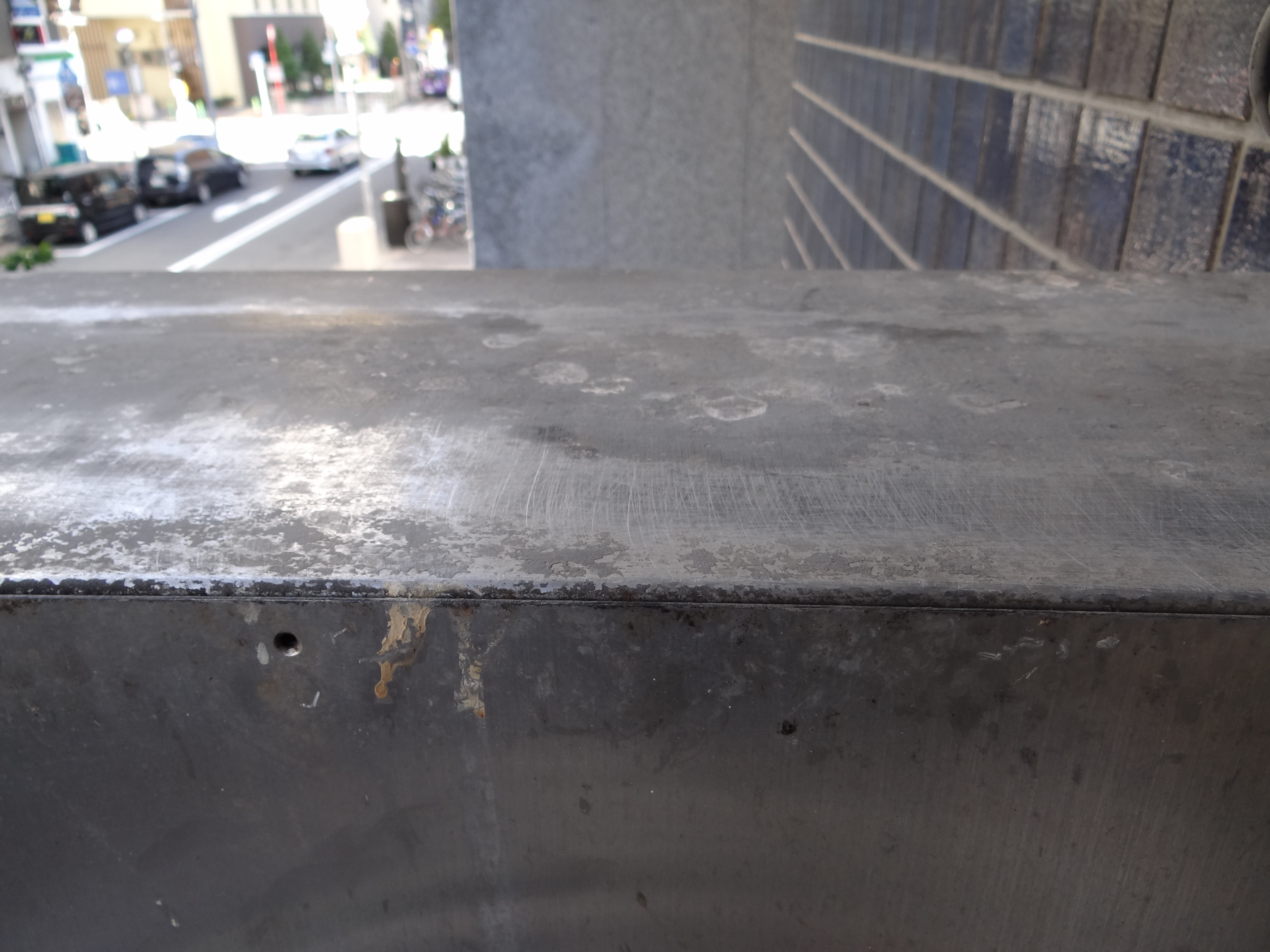 予行の後は防水工事。