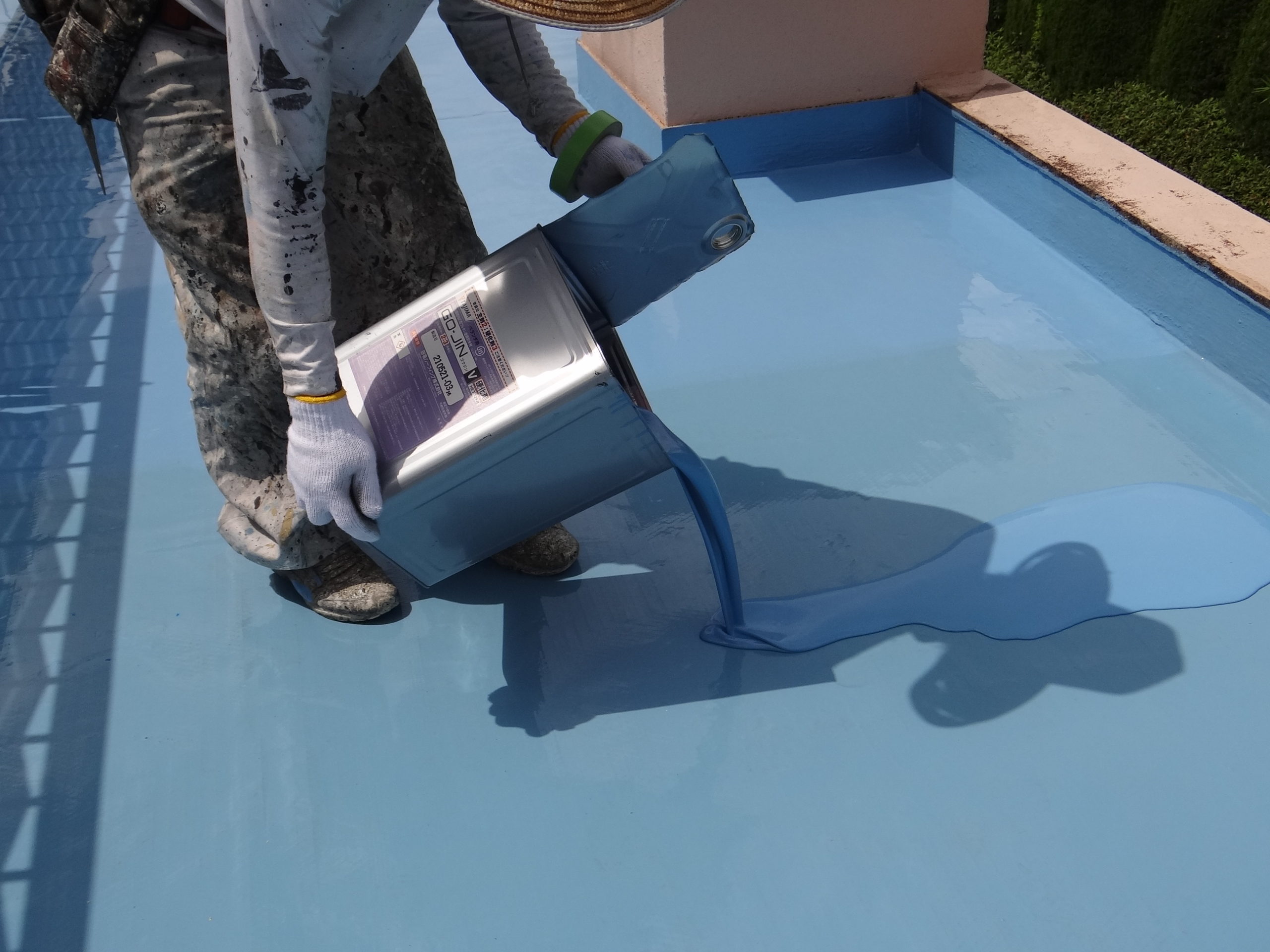 ウレタン２層目。