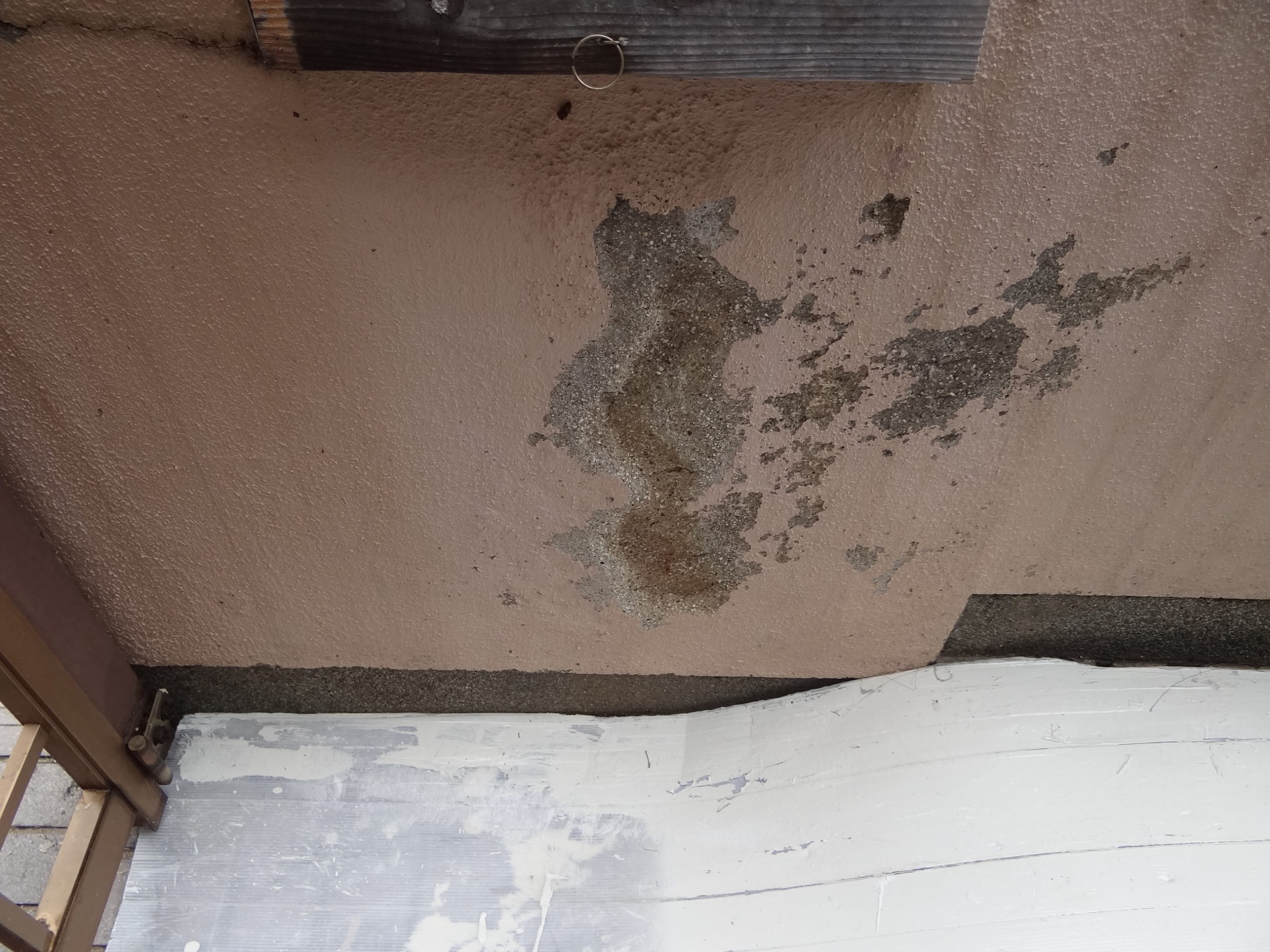 塀の躯体補修。