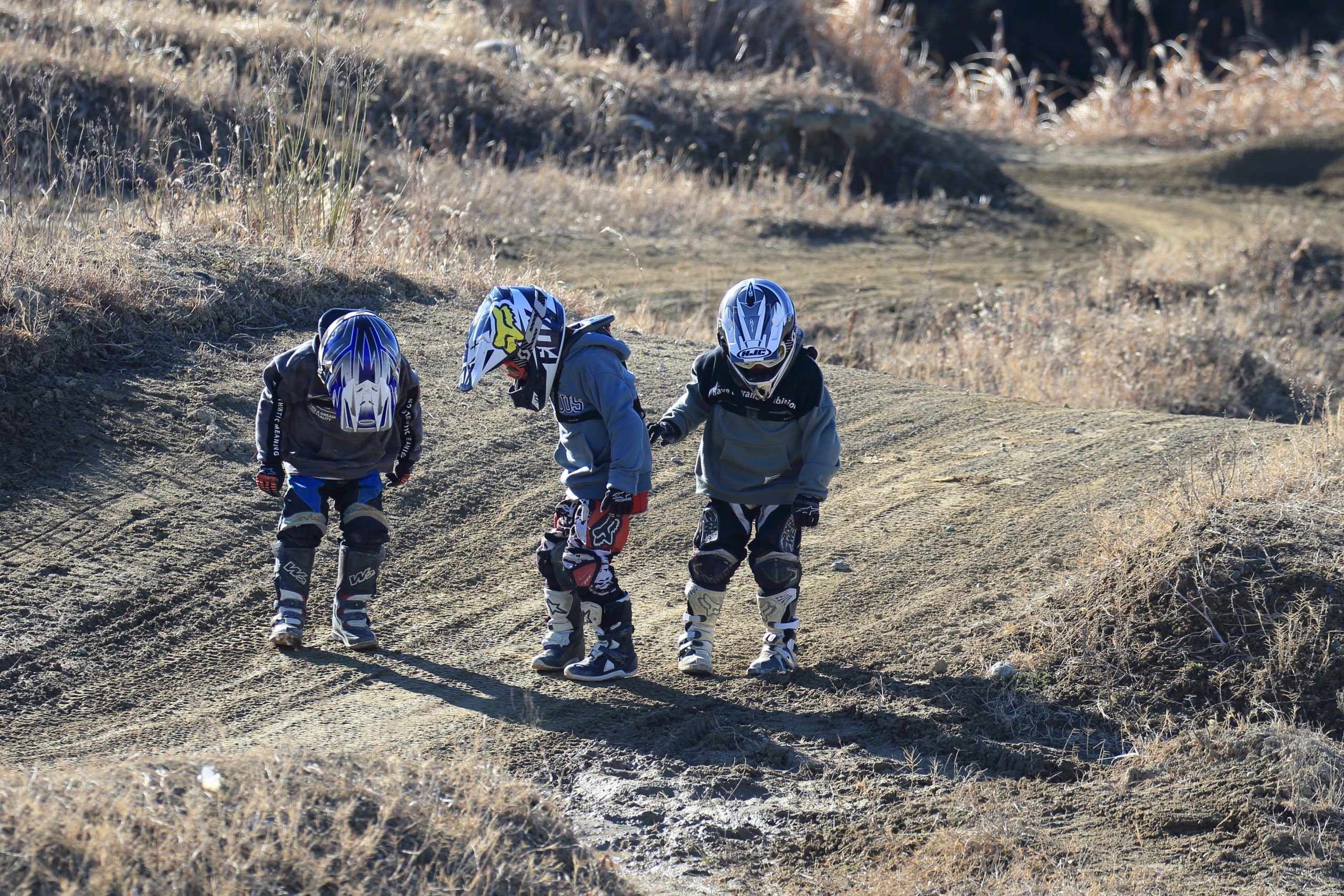 元気よくヨチヨチ走行。