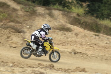 ヨチヨチ走行。