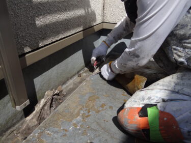 ベランダ防水。